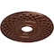 Ekena Millwork Robin Ceiling Medallion (Fits Canopies up to 6 1/4"), 22 1/4"OD x 4 3/4"ID x 1 1/4"P, Copper Penny CM22RBCPS - alternate 2